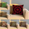 Bohemian Ethnic Decorative Cushion Cover Soft Reversible  Durable Pillow Cover  MultiScene Use for Home  Car Daily Comfort