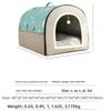 Large Dog House Warm Winter Semi Enclosed Pet Bed with Removable Cover for Cats Dogs Dog Beds for Large Dogs Pet Supplies Perros