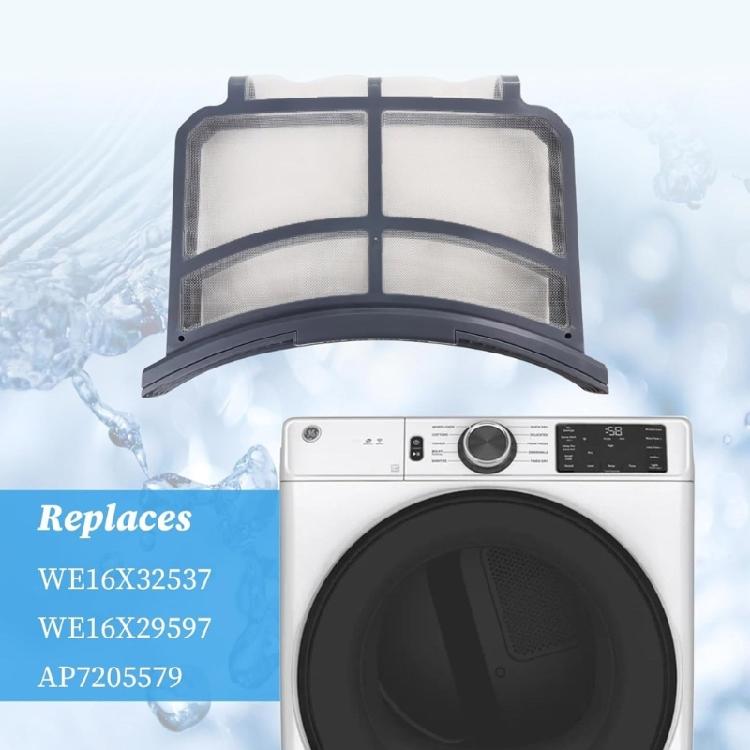 WE16X32537 WE16X29597 AP7205579 Dryer Lint Filter Screen Replacement for GFD55ESMN0DG GFD55ESMN0WW GFD55ESMN1DG