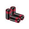 For Volvo ew1For Volvo R Rdesign XC40 C70 V60 V90 AWD T6 D8 T8 4Pcs Carbon Fiber Car Wheel Tire Valve Stem Air Cap Auto Accessories Valve Cap