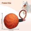 Cross-Border Electric Smart Dog Teasing Ball: Bite-Resistant E-TPU Pet Entertainment Bouncing Ball with Rope.