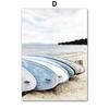Sea Beach Bathing Place Boat Coconut Ocean Posters And Prints Canvas Painting Nordic Wall Art Pictures For Living Room Decor