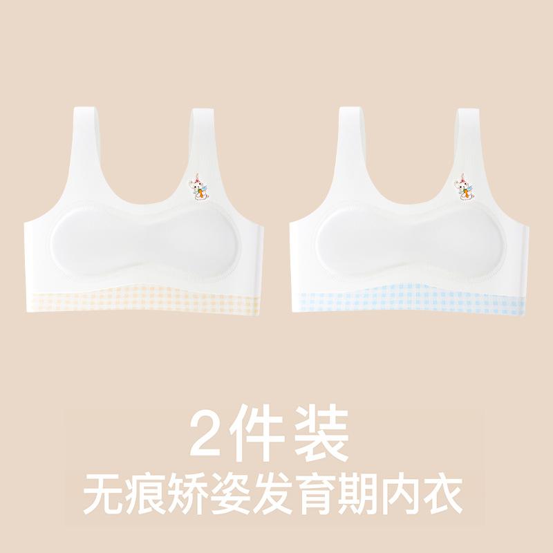 Girls' Underwear Development Period, One-year-old Girl Bra, Primary School Children's Small Vest, Girl Junior High School Seamless