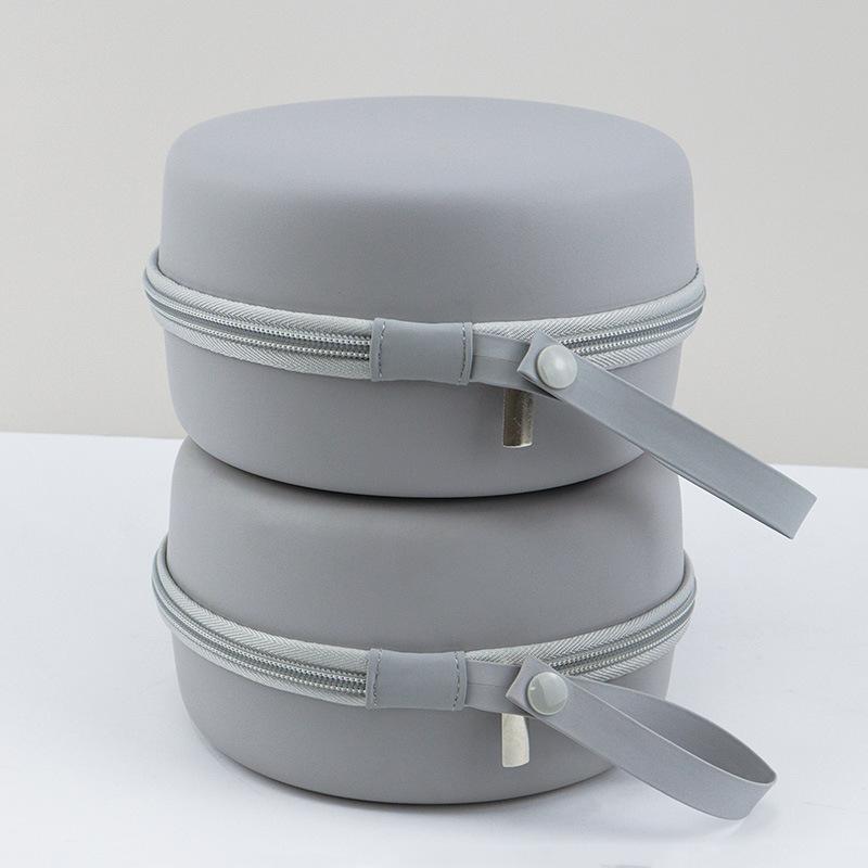 Travel U Shape Cervical Pillow EVA Hard Storage Box with Bag for Airplane Train and Car Accessories