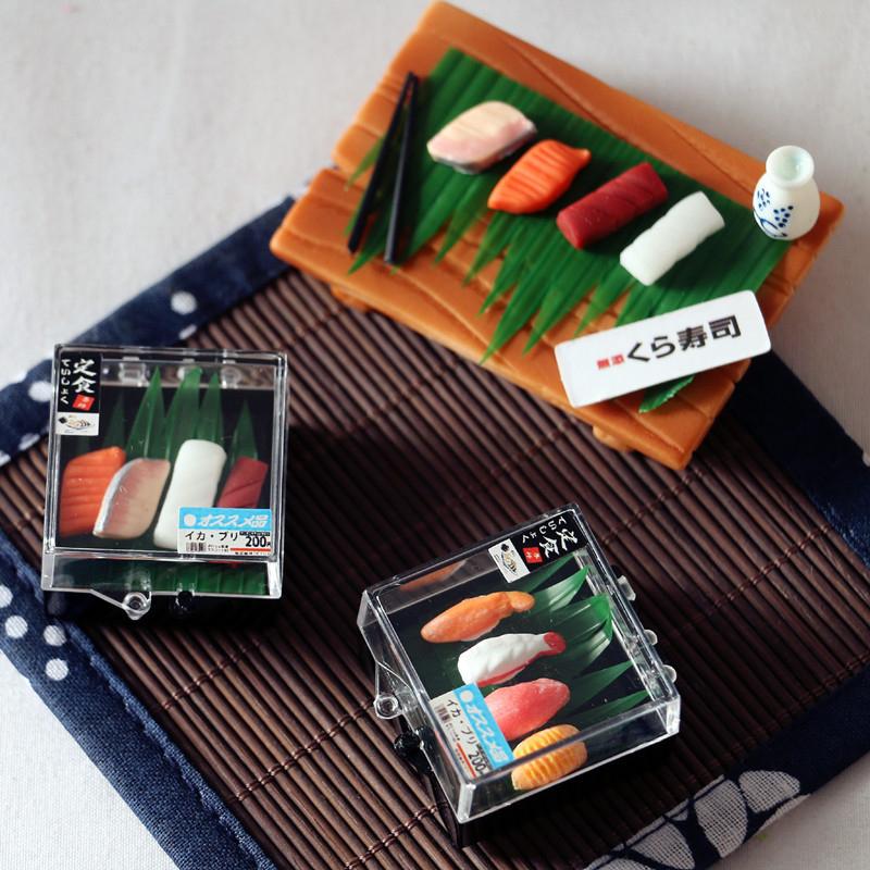 Mini 1/6 Scale Dollhouse Janpanese Sushi Food Kitchen Accessories Toy For Doll