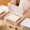 1Pcs Sed Bread Storage Box Toast Refrigerator Freezer French Preservation Container Food Storage Covered Partition Box
