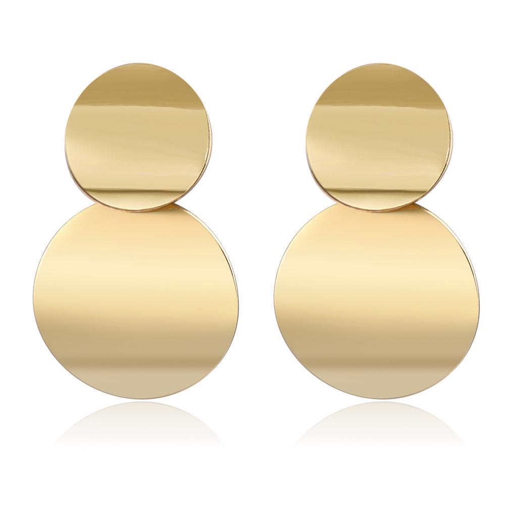 Statement Earrings For Women Geometric Metal Female Dangle Earrings Trendy Jewelry Accessories