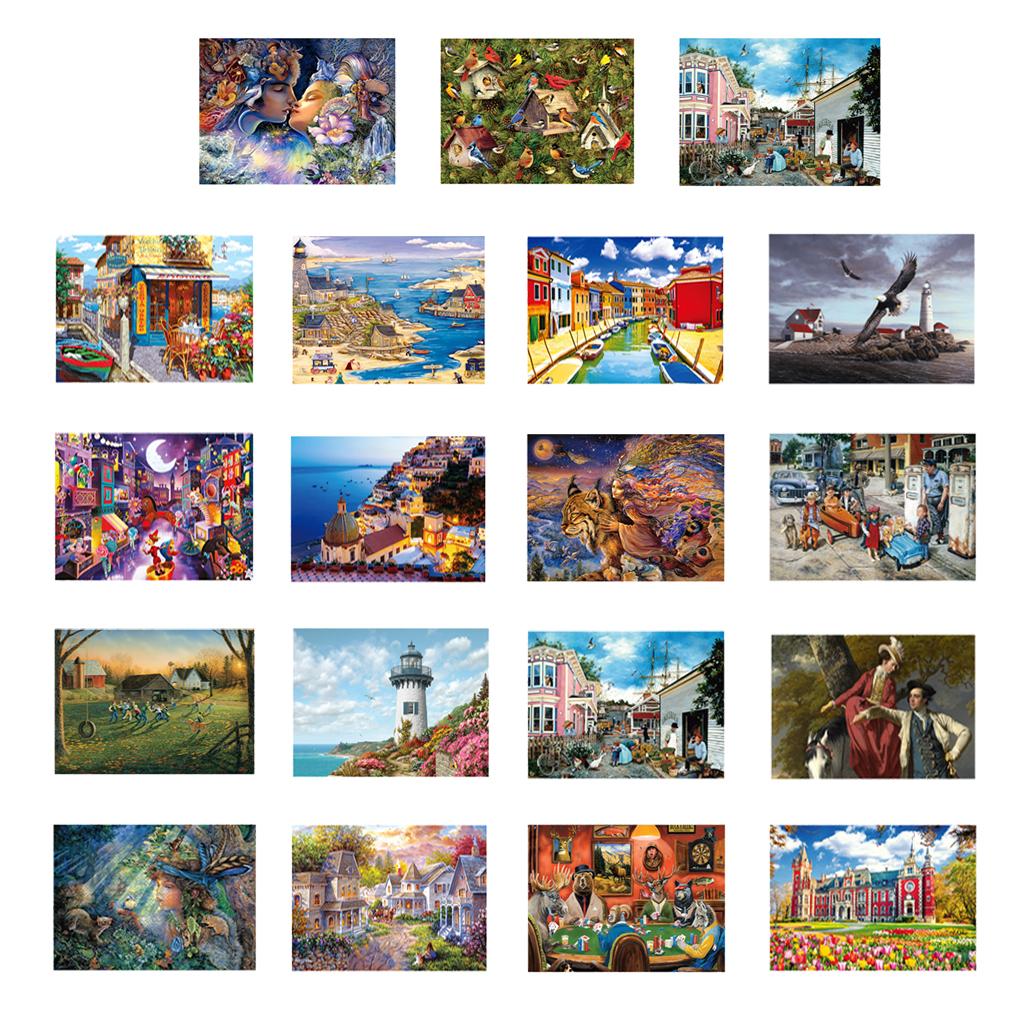 1000 Pieces Jigsaw Puzzle Romantic Painting Landscape Puzzles toys 811