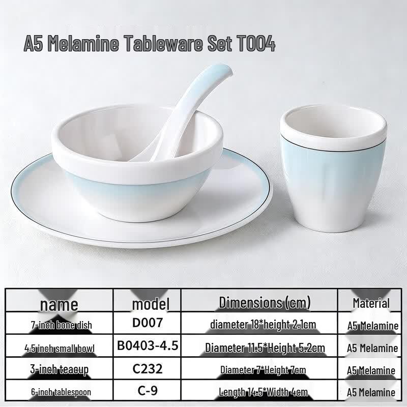 Chuzhou A5 Melamine Dinnerware Set