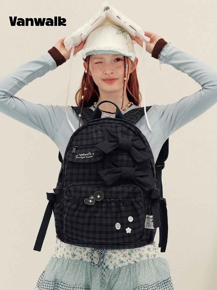 Vanwalk Wish Backpack [Check Blue]
