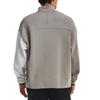 Under Armour Felpa sportiva da uomo con cappuccio e collo alto a blocchi di colore inarrestabile grigio chiaro 1379813-294