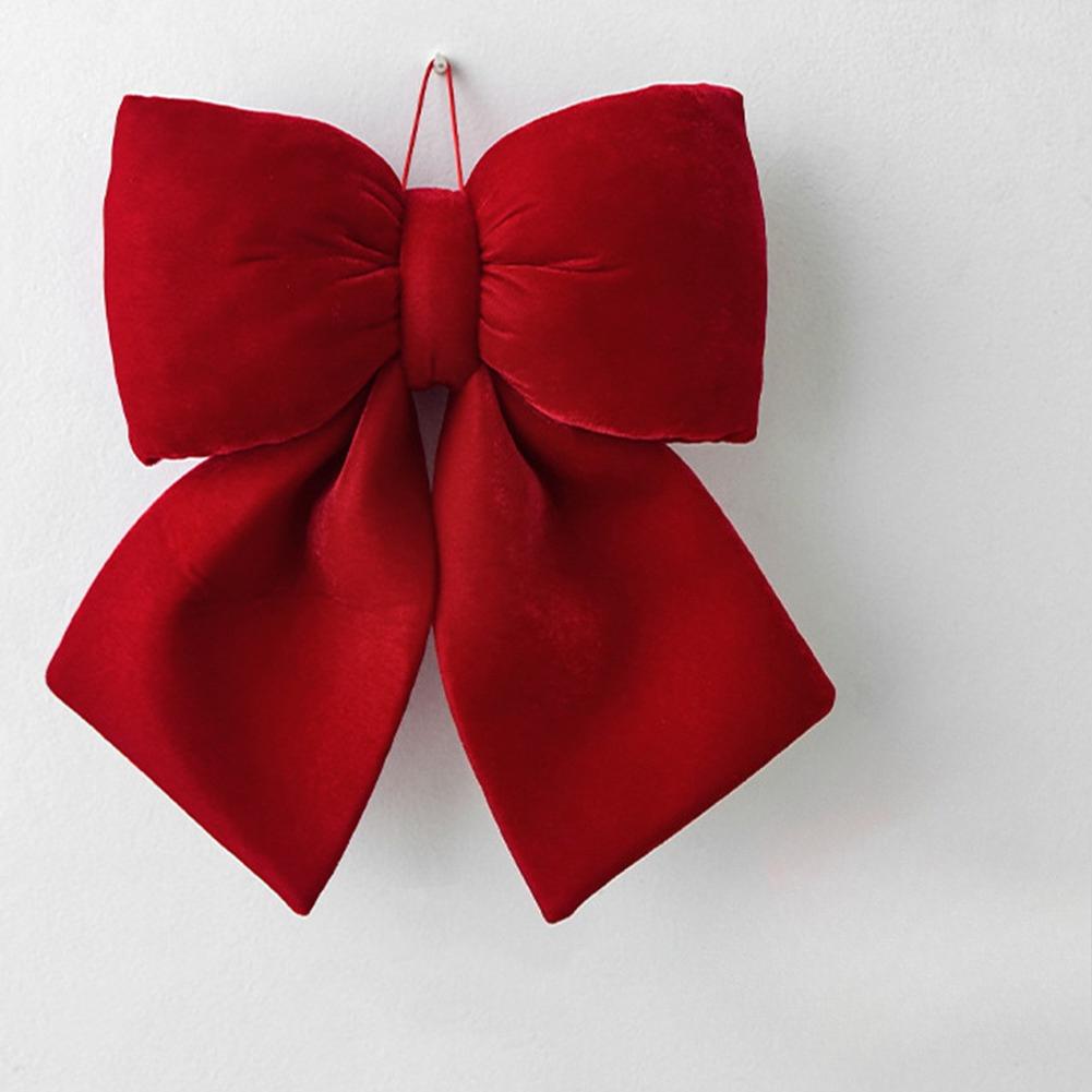 New Year Christmas Ornament Hanging Bow Pendants Xmas Tree Christmas Tree Decorations