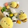 Cute Bee Plush Toy Keychain For Kids Girls Boys Backpack Accessories Gift
