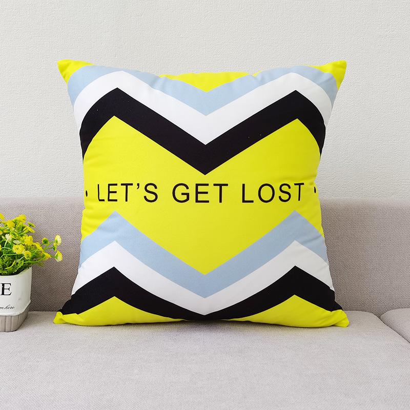 New Modern Nordic Simple Pillowcase Living Room Sofa Home Pillowcase Short Plush Cushion