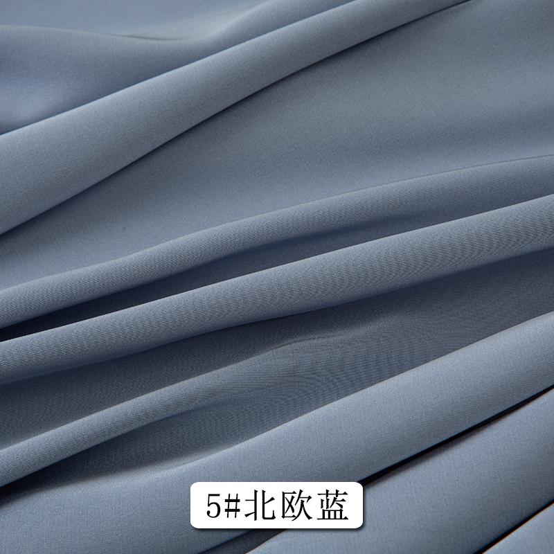 0.5m/1m/2m Soft Satin Chiffon Fabric For Clothing Skirts, Shirt Linings, Home Wear, Pajamas, Handmade DIY Fabric TJ22078