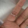 Korean Style Simple Ribbon Bowknot Ring for Women's Fashion Personalized Open Index Sweet Bow Finger Ring Y2K Jewelry Gift Party