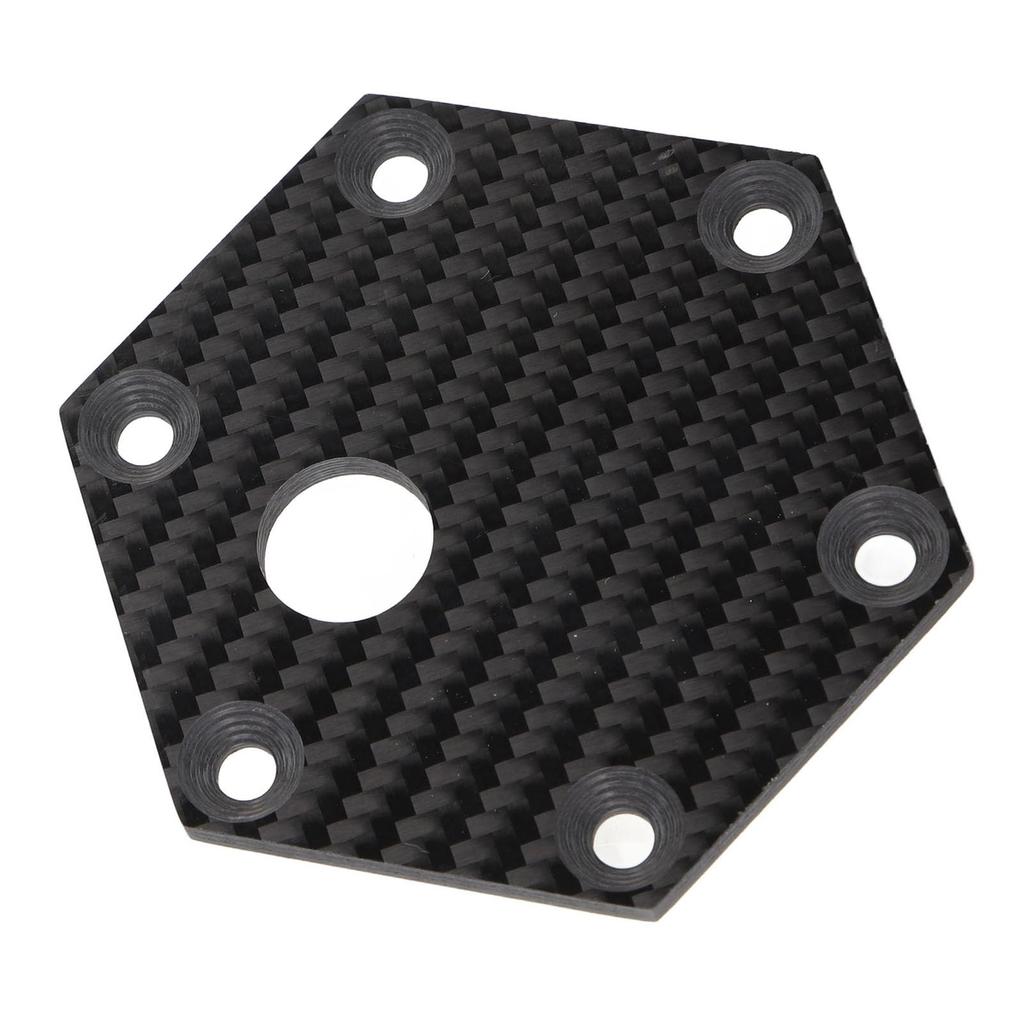 6 Holes Steering Wheel Horn Cover Carbon Fiber Stylish Appearance Steering Wheel Center Cap