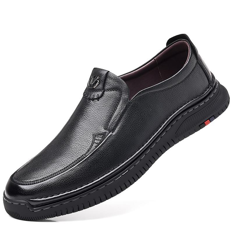 Men's Leather Shoes Casual Leather Men's Cotton Shoes Fleece Warm Men's Shoes Board Shoes Inventory