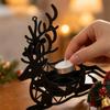 European Tabletop Candle Holder with Design for Christmas Decor