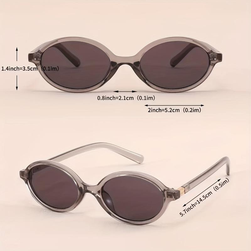 1 Piece Set of Simple Oval Shaped Women's Glasses Suitable for Both Men and Women Leopard Print Retro Women's Glasses