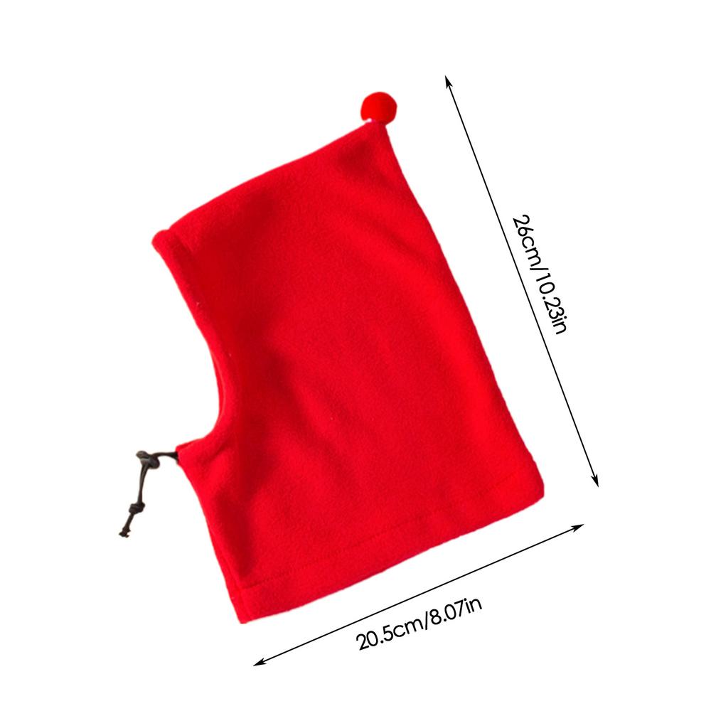 

Зимняя шапка для собаки Шапки для собаки Зимняя шапка с защитой от шума Толстая и теплая зимняя шапка Защита ушей собаки для походов, кемпинга M красный