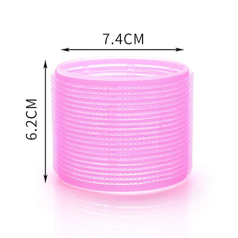 Self-Grip Hair Rollers Heatless Hair Curlers No Heat Hair Bang Volume Self-adhesive Hook Loop DIY Styling Tool