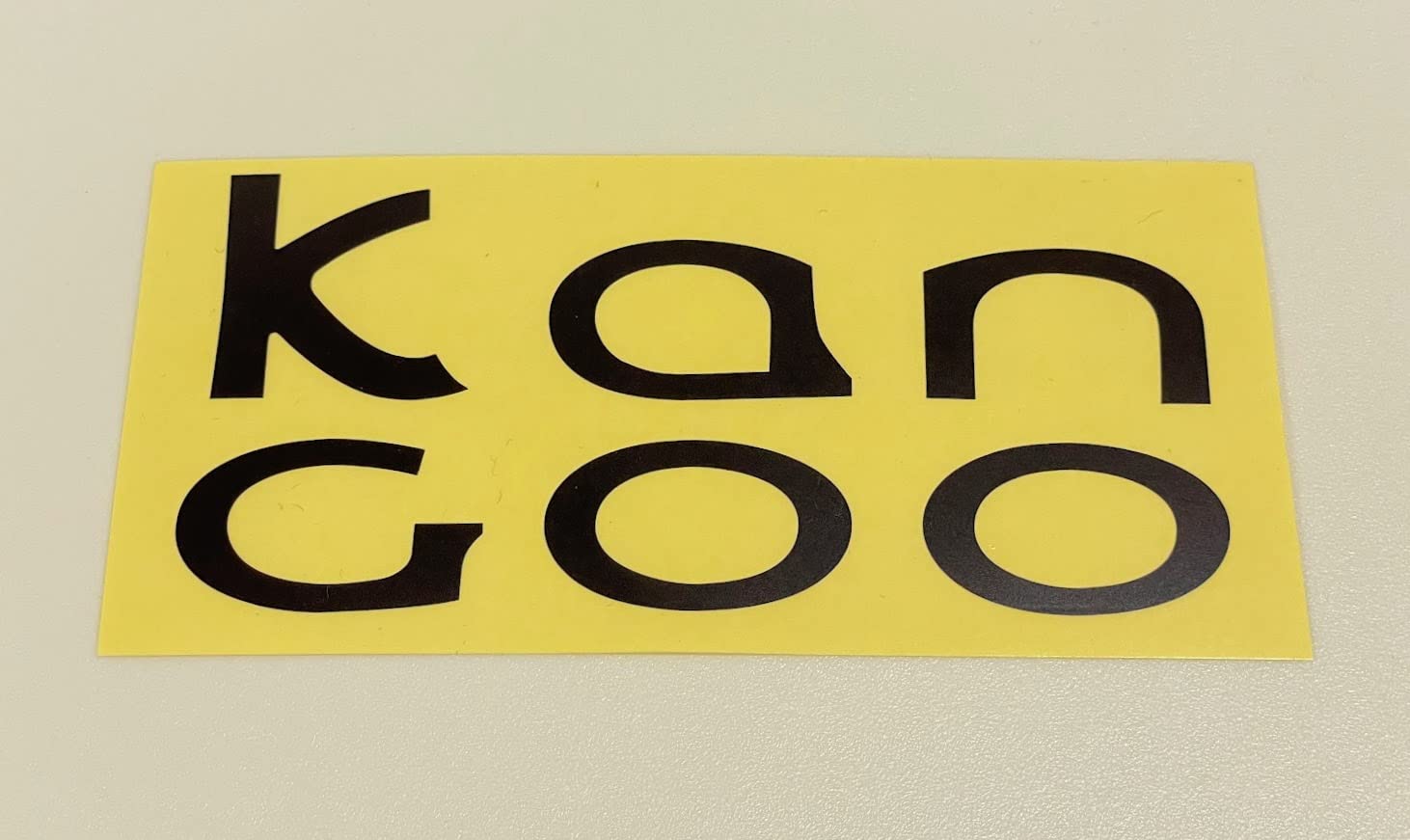 

Matte Black Kangoo Emblem Sticker for Renault Kangoo чёрный