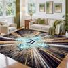 Juventus FC Design Crystal Velvet Rug Soft Decorative Mat for Bedroom Entrance