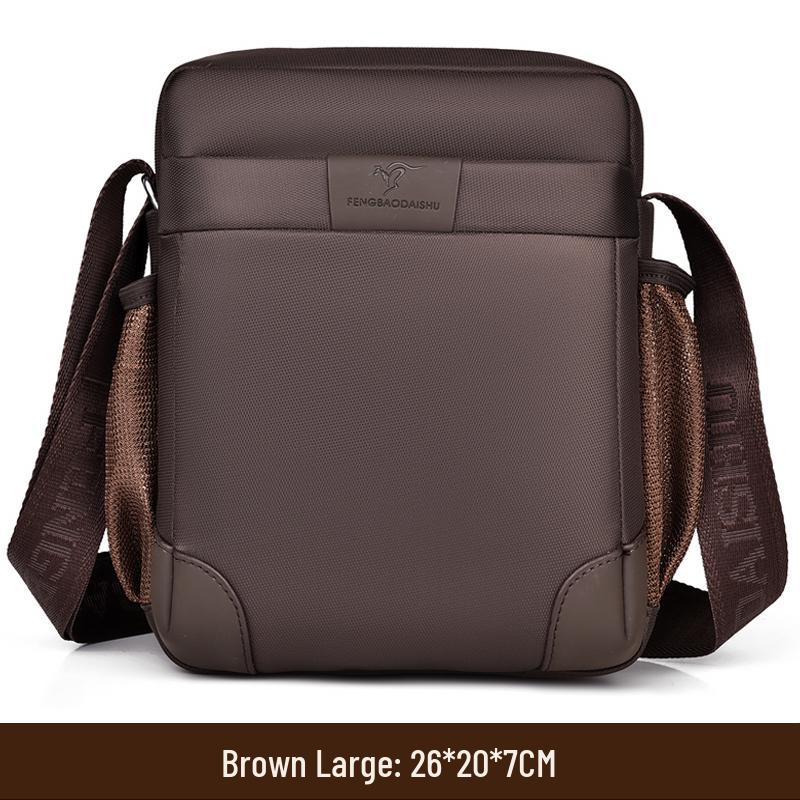 Men's Single Shoulder Crossbody Canvas Bag, New 2025 Oxford Commuting Backpack, Compact Personal Portable Bag