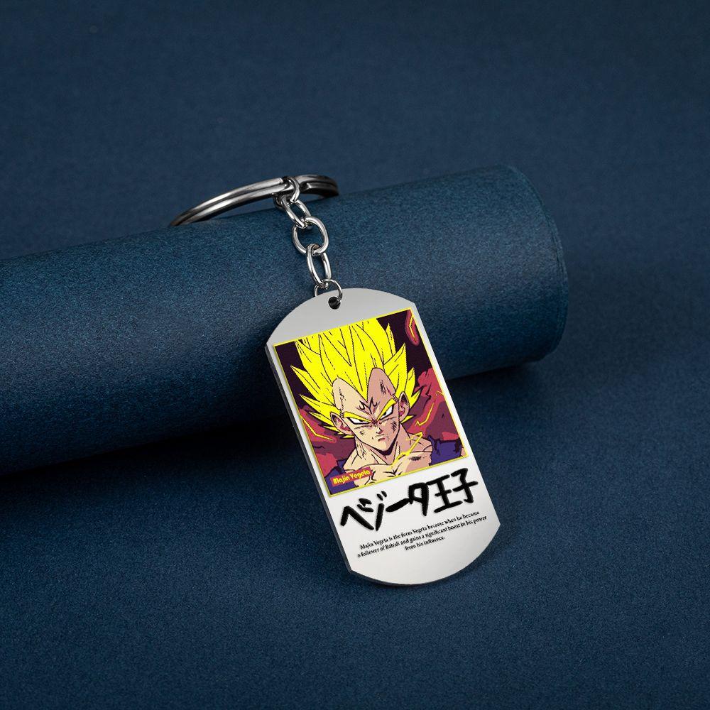 Anime Dragon Ball Son Goku Character Super Saiyan Cartoon Keychain Pendant Backpack Decoration Holiday Gift