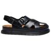 Dr. Martens San Archive Fisherman Leather Fashion Comfortable Minimalist Commuting Outdoor Casual Roman Sandals Unisex Sandals Black 41618001