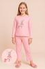 Cotton Pajamas 158 Girls' Pajamas Plain Light Pink
