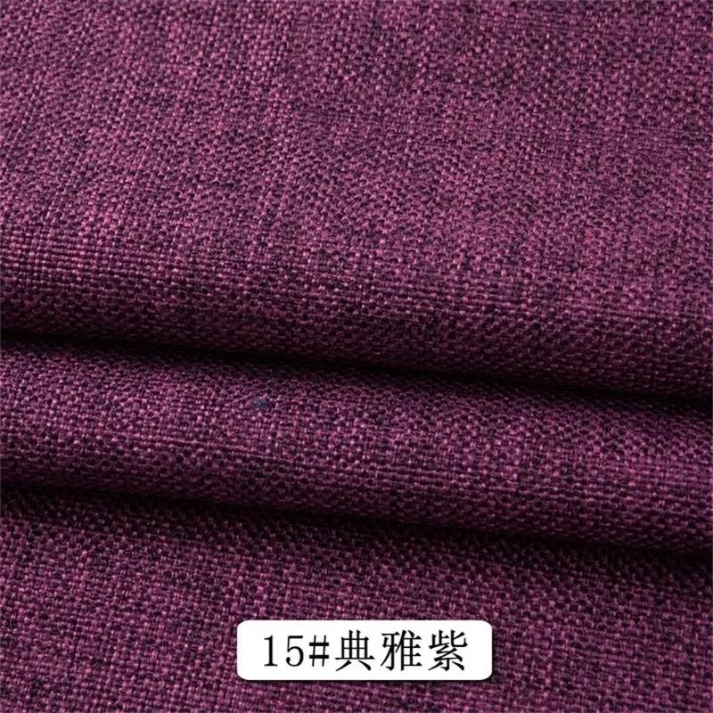 Cotton Linen Style Sofa Fabric By Meters for Upholstery Tablecloth Bag Curtain Pillowcase Diy Sewing Thick Wearable Cloth Plain