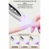 6 Grinding Head Nail Drill Machine 2-In-1 Electric Nail Drill UV Nail Polish Remover  Household
