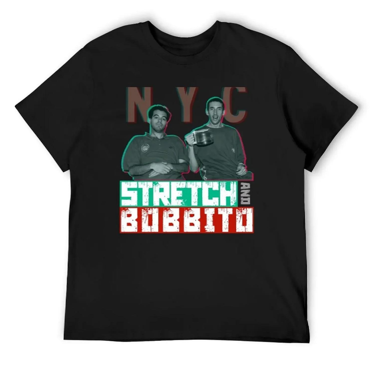 

Classic Hip Hop - Stretch and Bobbito T-Shirt anime topping Man t-shirt mens t shirt XXXXXL чорний