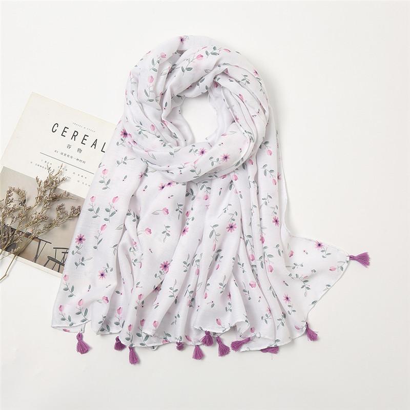 Soft Thin Scarf Viscose Women Bohemian Design Print Shawls Wrap Female Geometric Blanket Long Bufandas Muslim Stole  Fashion
