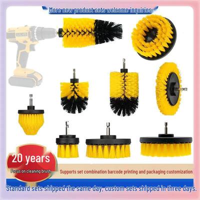 9-Piece Electric Drill Cleaning Brush Set for Cars and Gaps