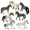 High Quality Pvc Horse Models Set Of Seven Including Appaloosa Quarter Horse And Hanoverian For Display And Imaginative Play