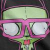 Kawaii Invader Zim Print T-Shirt Men's Cotton Awesome T-Shirt Round Neck T-Shirt Short Sleeve Clothing Graphic T Shirts