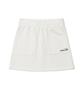 Oioi Collection Loop Logo Banding Skirt_Ivory