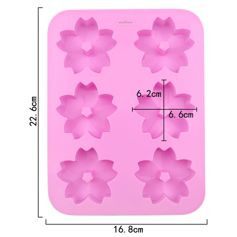 Handmade Soap Mold,Patterned Silicone Mold, Aromatherapy Plaster Mold,Cold Process Soap Mold,High-Temperature Resistant Food-Grade Silicone Cake Mold