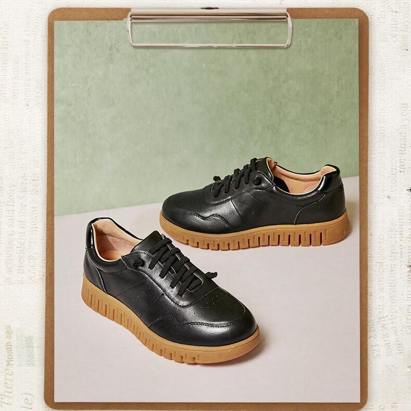 

Tianmeiyi Women s Retro Platform Lace-up Casual Shoes 35