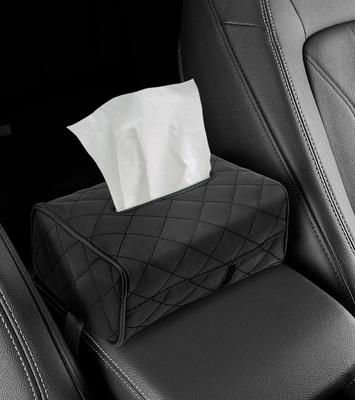 Gladgogo Car Tissue Case, Car Tissue Case, Black