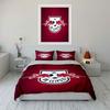 Red bulls and soccer ball. Bedding sets Duvet cover sets Duvet covers Pillowcases(1*Duvet Cover 2*Pillowcases without duvet insert)