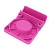 Cup Drainer Rack Silicone Water Bottle Drying Rack Cup Stand with Lid and Straw Holder for Countertop Rose Red