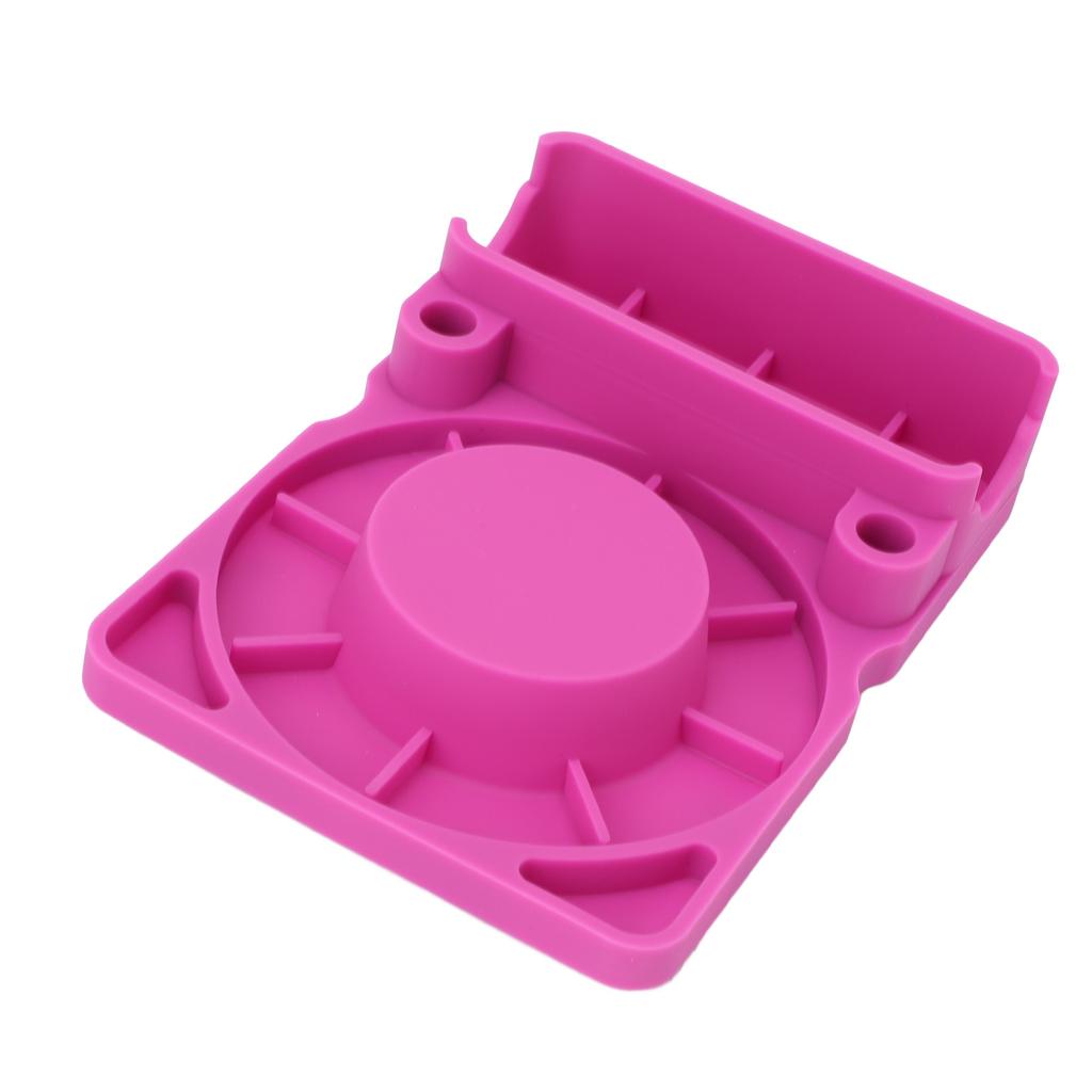 Cup Drainer Rack Silicone Water Bottle Drying Rack Cup Stand with Lid and Straw Holder for Countertop Rose Red