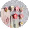 20/30Pcs Creative Blackboard Push Pins 3D Thumb Tacks Portable Pink Flower Push Pins  Corkboard