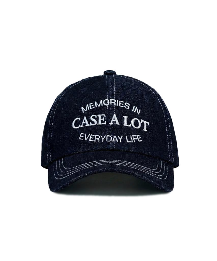 Keiseueolas Denim Stitch Ball Cap - Indigo