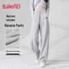 Baleno Women's Loose Tapered Straight-Leg Casual Pants