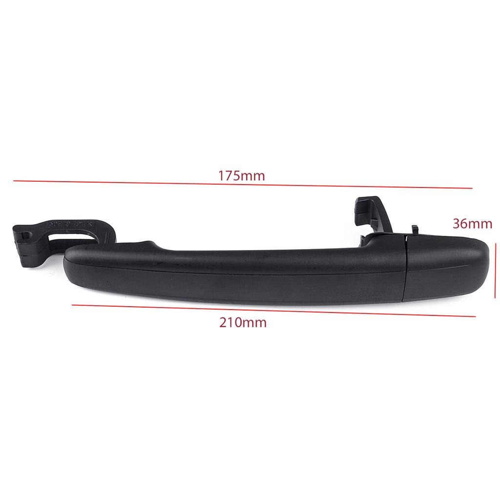 Car Front Left Outer Outside Exterior Door Handles Passenger Side For Peugeot 307 2001-07 for Citroen C2 2003-2007 C3